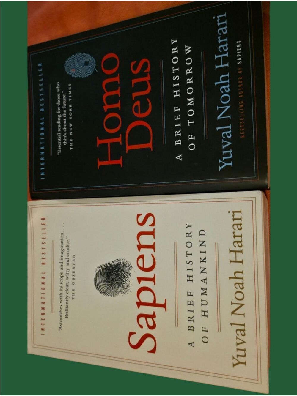 4/$67 Deal! Yuval Noah Harari Sapiens & Homo Deus Books